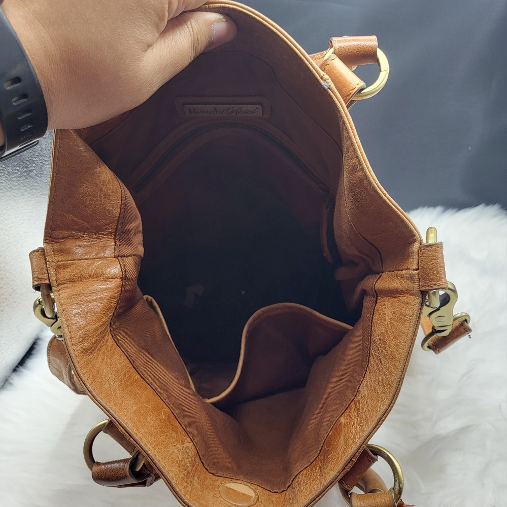 Rough Roses Leather bag - Picture 2 of 8